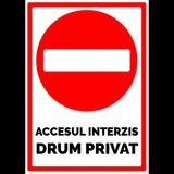 Accesul interzis drum privat